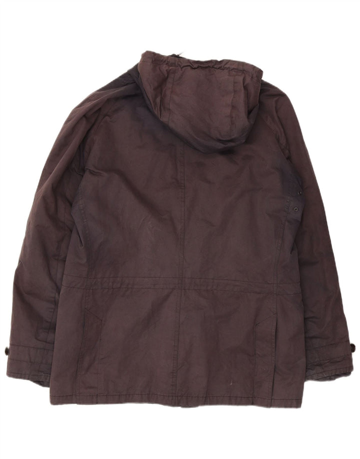 Barbour Chaqueta impermeable con capucha para hombre UK 38 Medium Azul marino Algodón