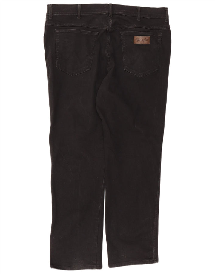 Wrangler Vaqueros rectos Texas para hombre W42 L32 Algodón negro