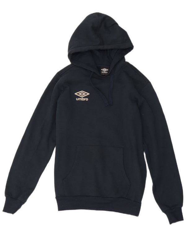 Umbro Hombre Sudadera Con Capucha Jumper Medium Azul Marino Algodón