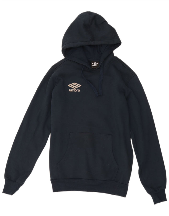 Umbro Hombre Sudadera Con Capucha Jumper Medium Azul Marino Algodón