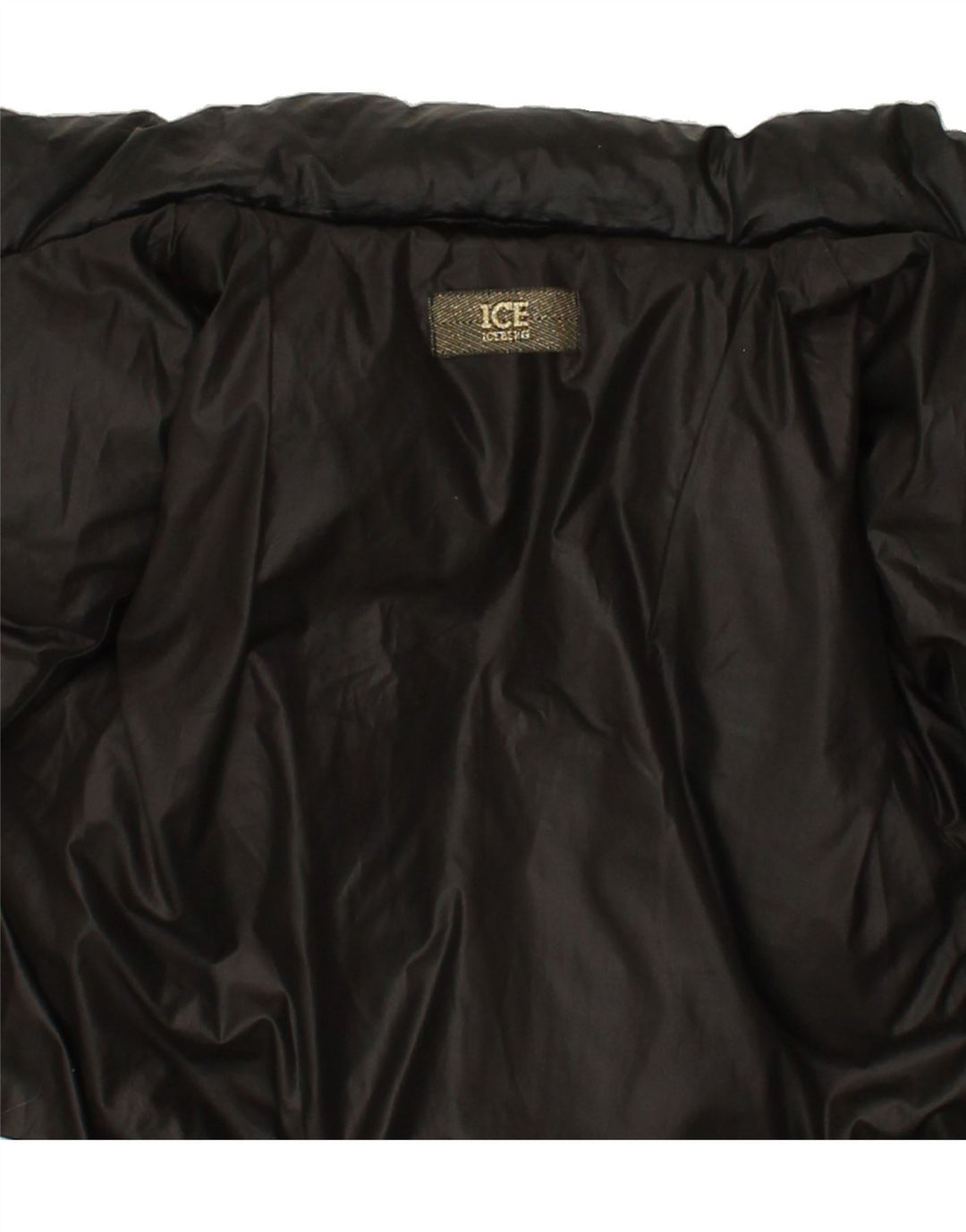 ICEBERG Womens Padded Coat IT 42 Medium Black Polyester Vintage Iceberg and Second-Hand Iceberg from Messina Hembry 