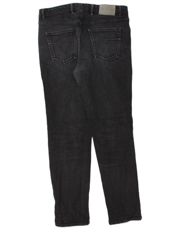 Massimo Dutti Vaqueros Slim Hombre EU 40 Medium W31 L28 Negro