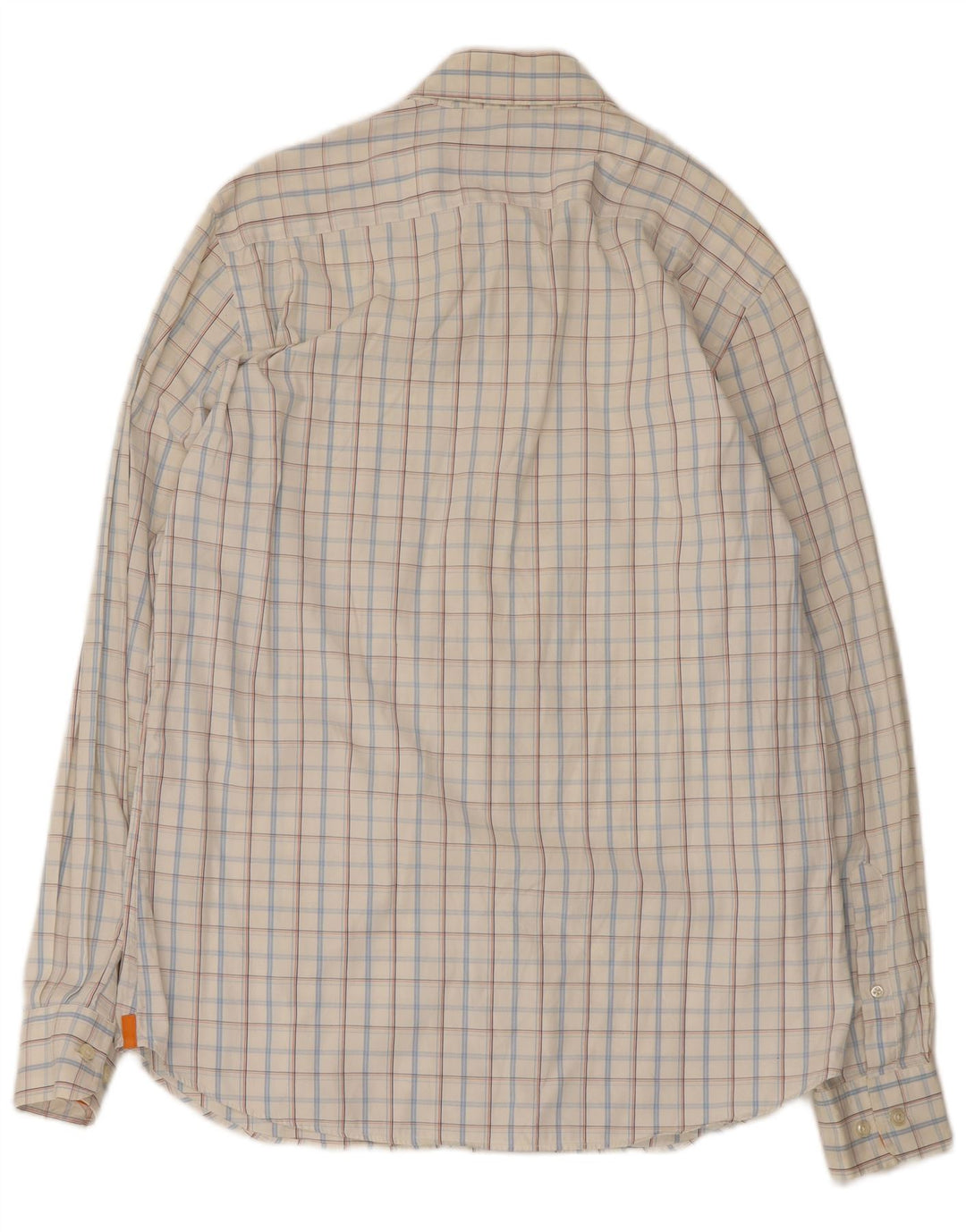 Camisa Massimo Dutti Hombre Large Cuadros Blancos