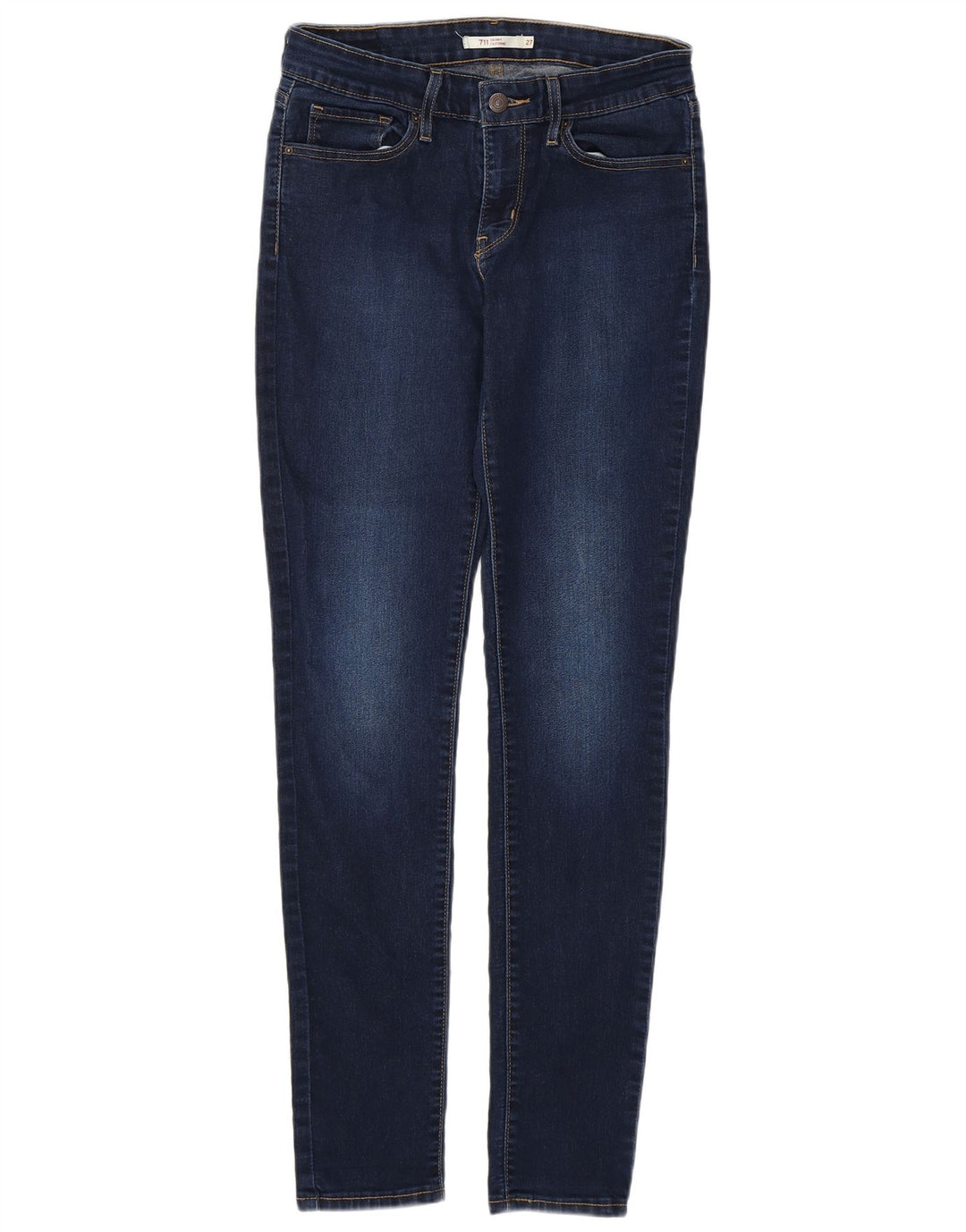 LEVI'S Vaqueros pitillo 711 para mujer W27 L32 Algodón azul marino