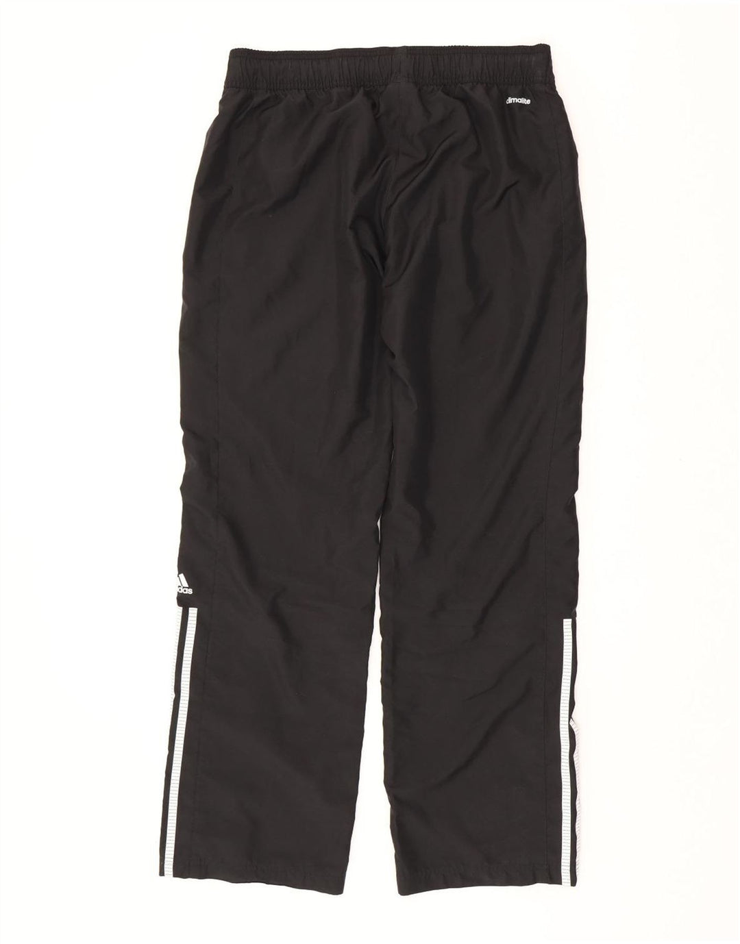 ADIDAS Mujer Climalite Chándal Pantalones UK 12/14 Mediano Negro Poliéster