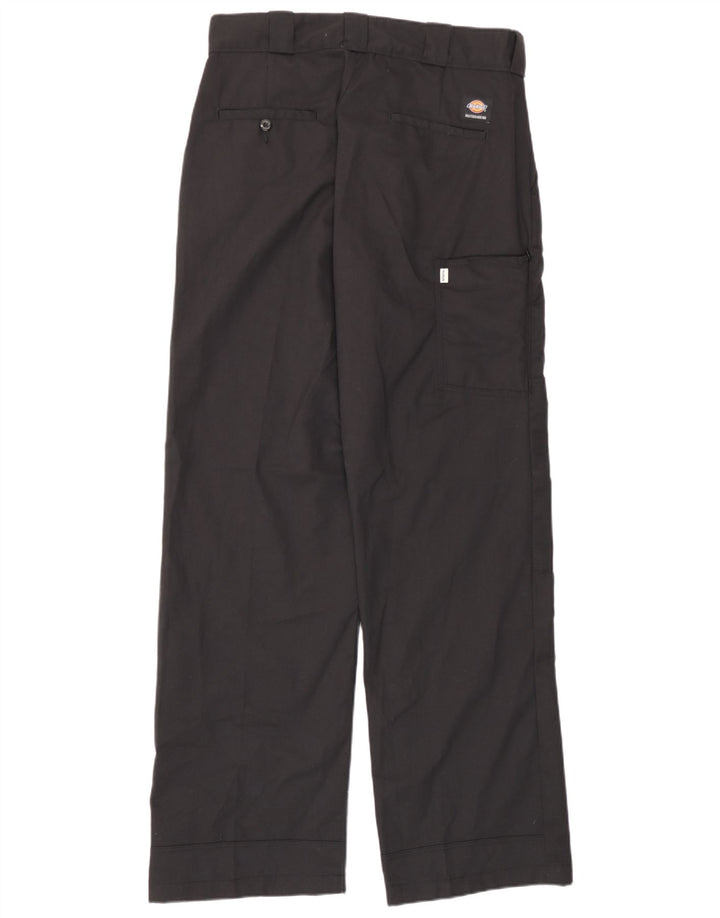 Dickies Pantalones cargo rectos para hombre W30 L32 Poliéster negro