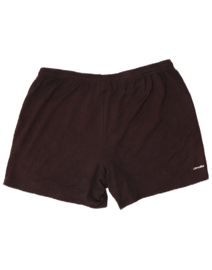 Adidas Mens Climalite Sport Shorts Grande Negro Colorblock Poliéster