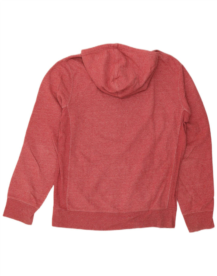 Levi's Sudadera con capucha y cremallera para hombre, tamaño grande, algodón rojo