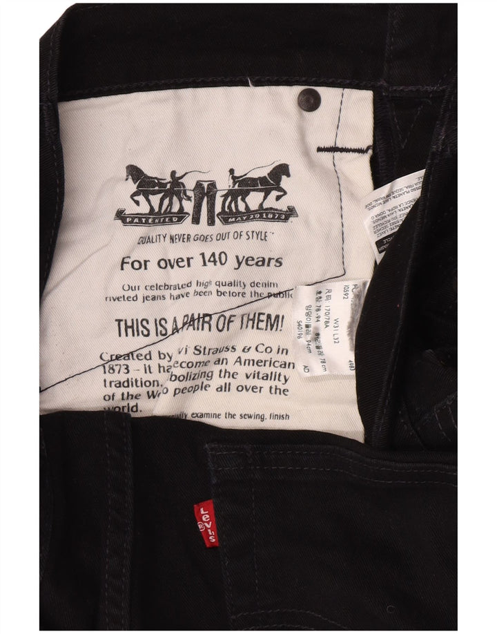 Levi's Vaqueros ajustados para hombre W31 L27 Negro