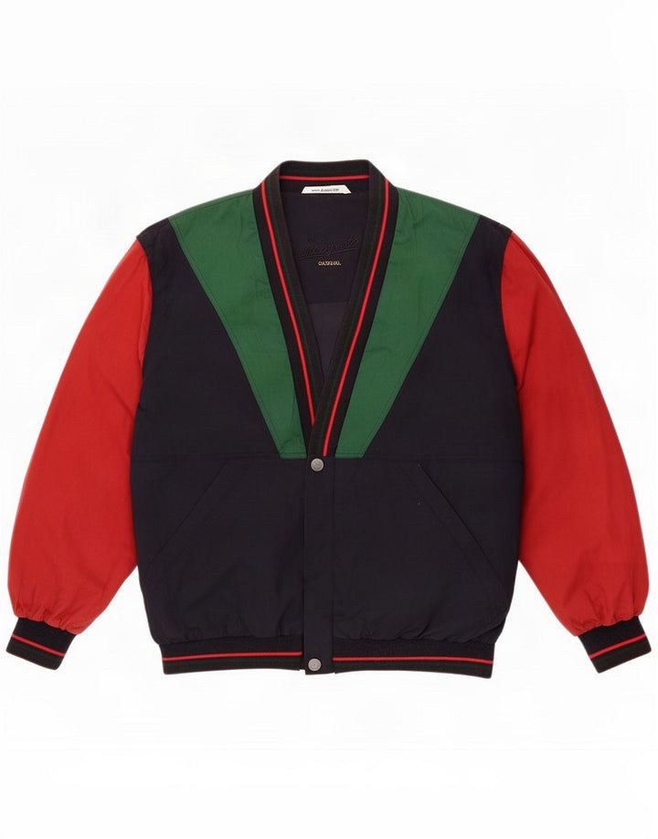 Chaqueta bomber para hombre Signe Incognito IT 48 Mediana Bloque de color multicolor