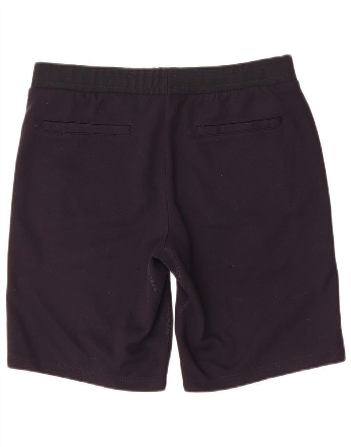 Armani Exchange Shorts deportivos para hombre Viscosa negra mediana