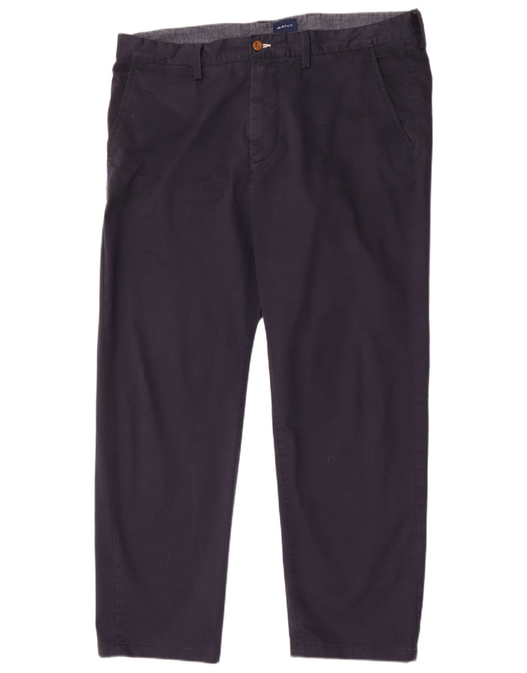 Gant Pantalón chino regular para hombre W38 L30 Algodón azul marino