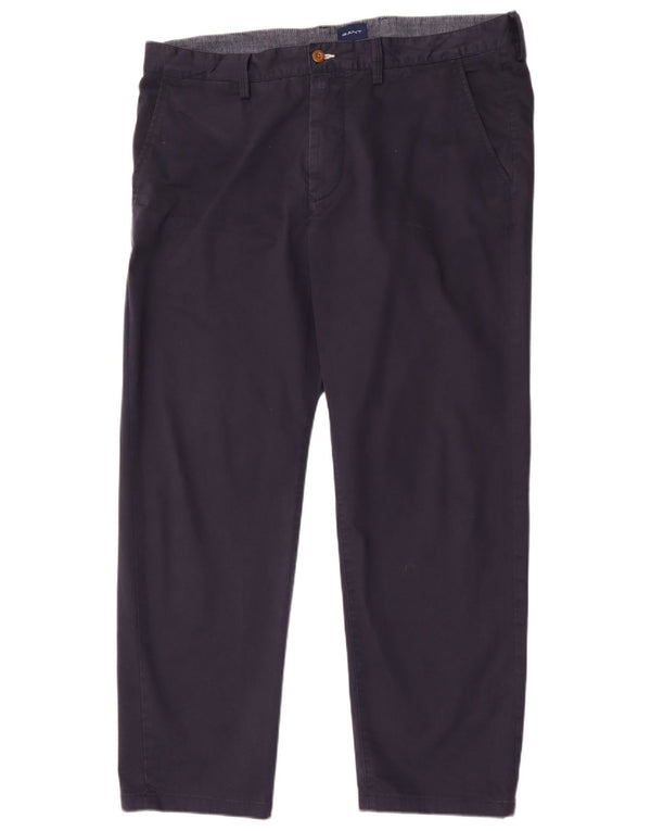 Gant Pantalón chino regular para hombre W38 L30 Algodón azul marino