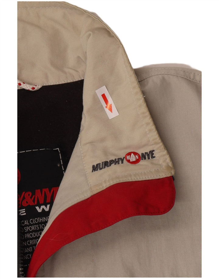 Murphy & Nye Chaqueta cortavientos para hombre UK 40 Large Beige Poliamida