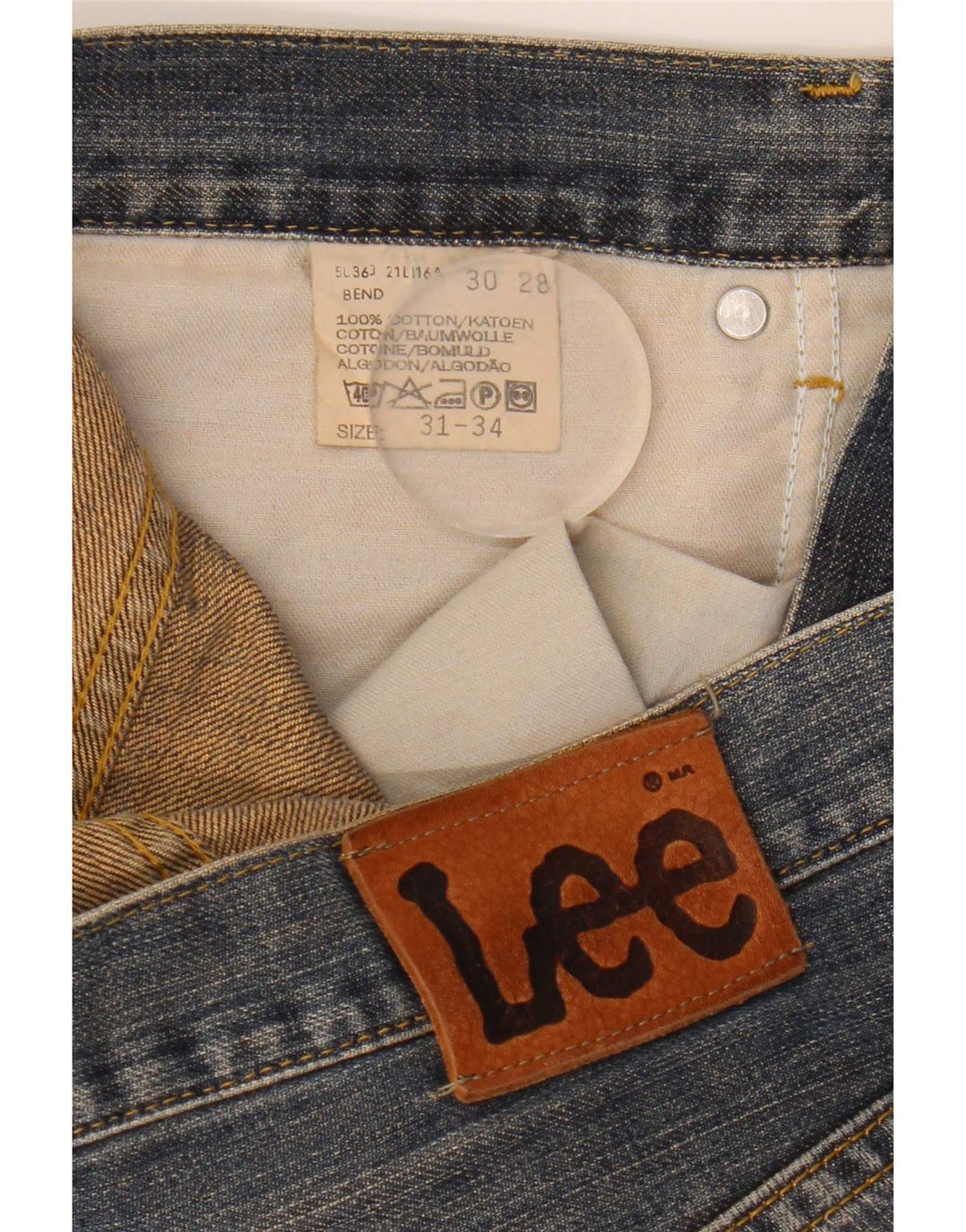 Lee Jeans Sueltos Para Hombre W31 L28 Algodón Azul