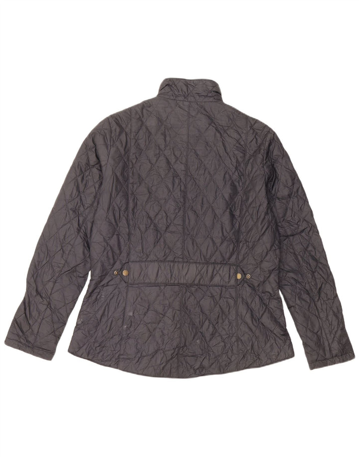 BARBOUR Chaqueta acolchada para mujer Reino Unido 40 Grande Azul marino
