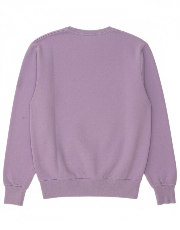 ELLESSE Mens Graphic Sweatshirt Jumper Small Purple Cotton