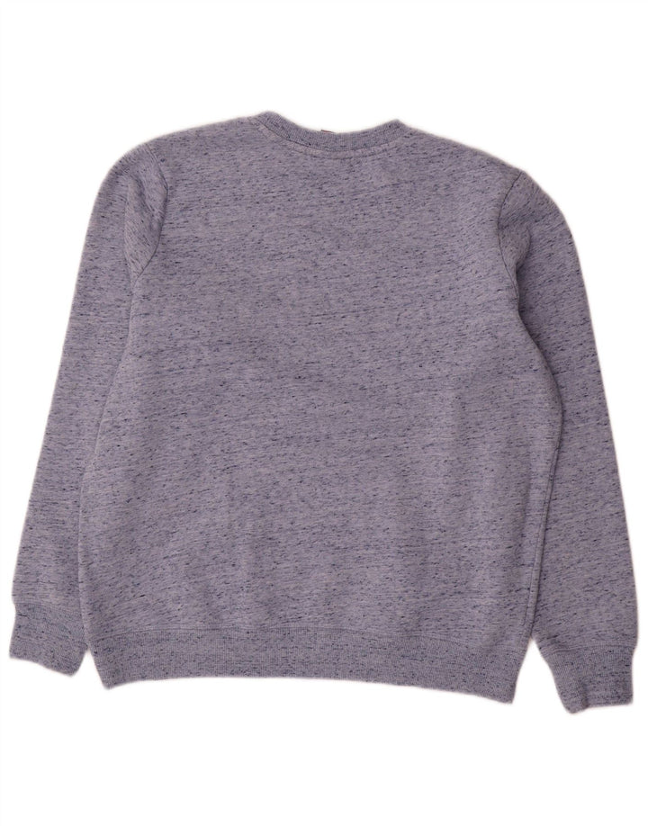Superdry Sudadera extragrande para mujer, jersey, talla 40, talla mediana, color azul