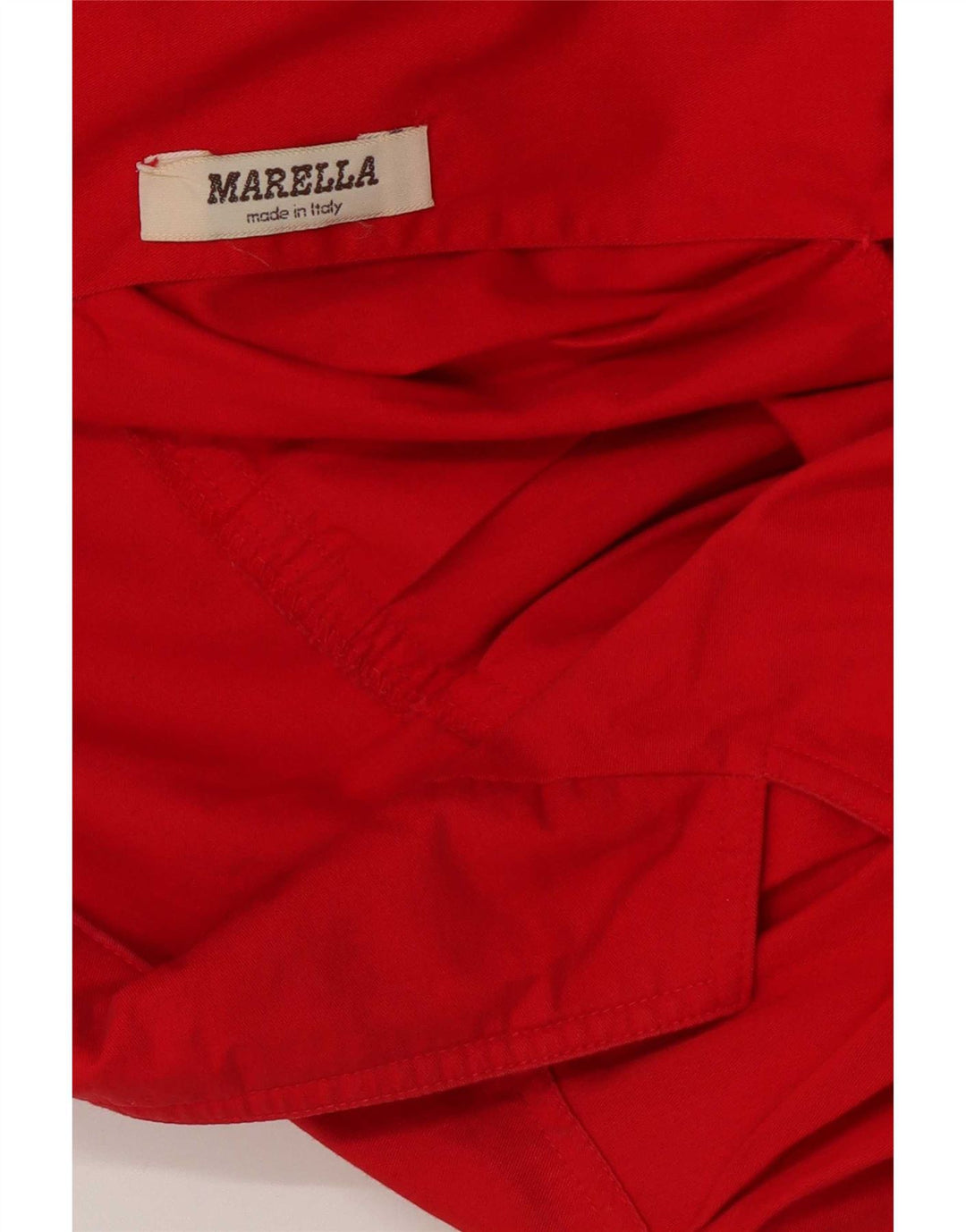 Marella - Chaqueta bomber corta para mujer, talla 40, color rojo mediano