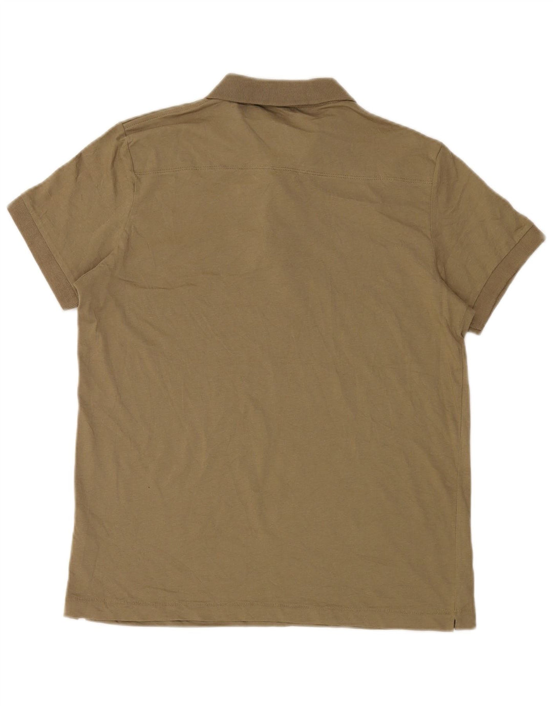 French Connection Polo para hombre de algodón caqui grande