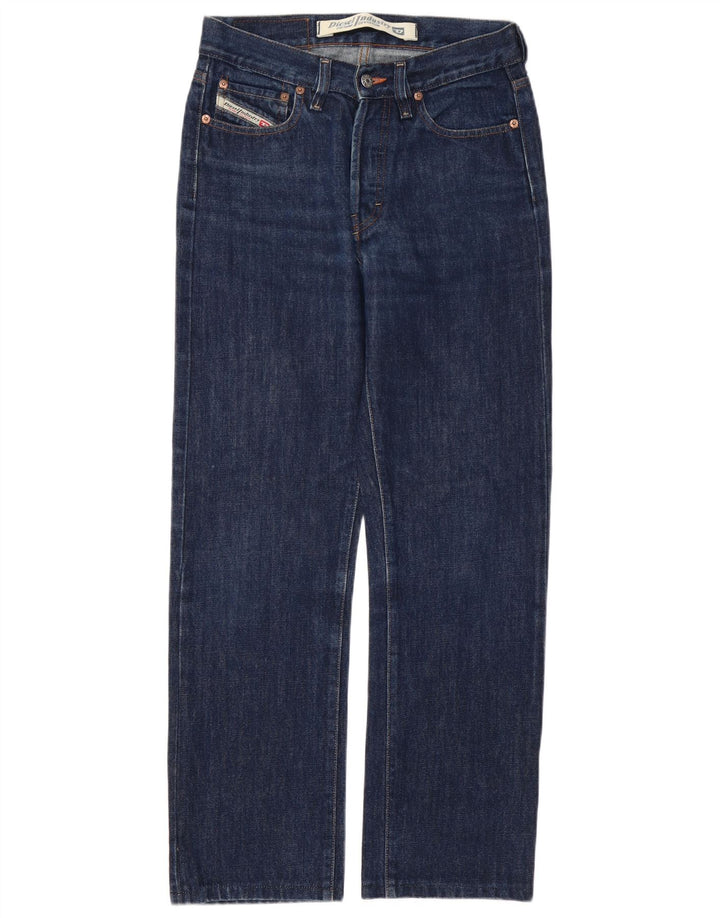 Diesel Vaqueros Rectos Para Hombre W28 L28 Algodón Azul Marino