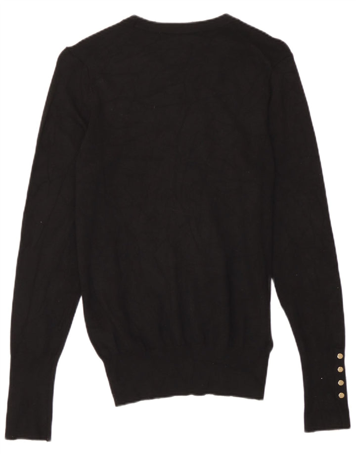 Zara - Jersey de cuello redondo para mujer, talla 40, talla M, color negro