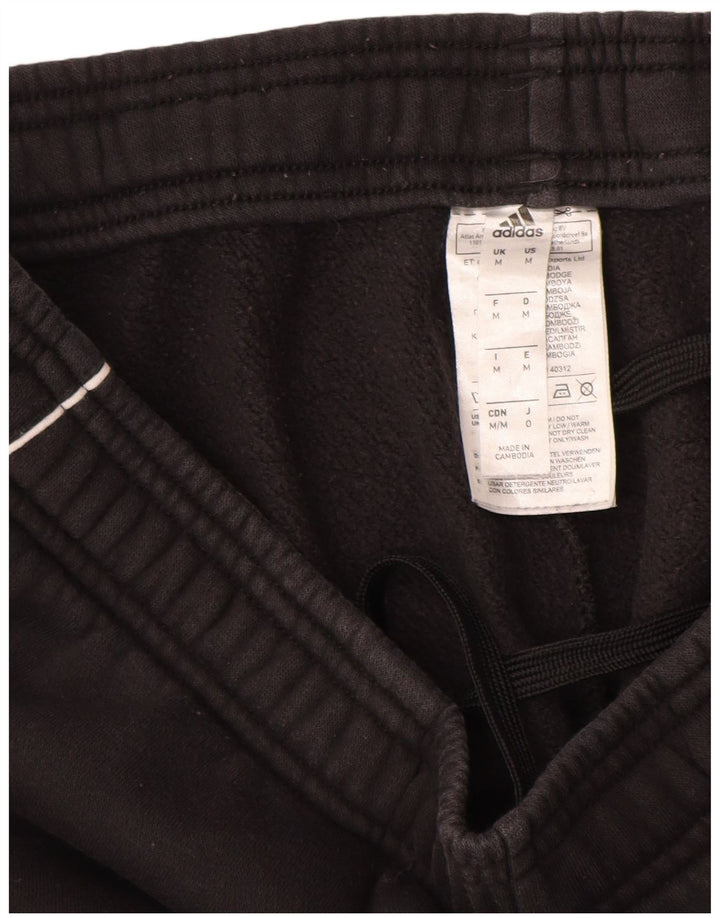Adidas Hombre Pantalones De Chándal Joggers Medium Negro Algodón
