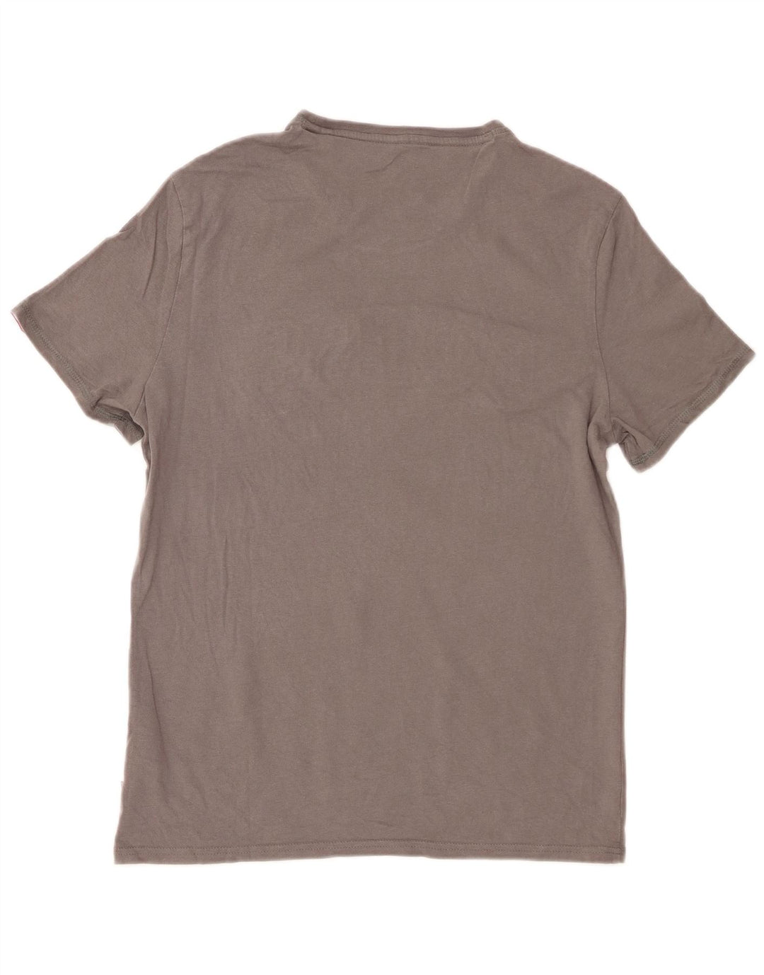 Guess Hombre Slim Fit Graphic Camiseta Top Algodón Gris Medio