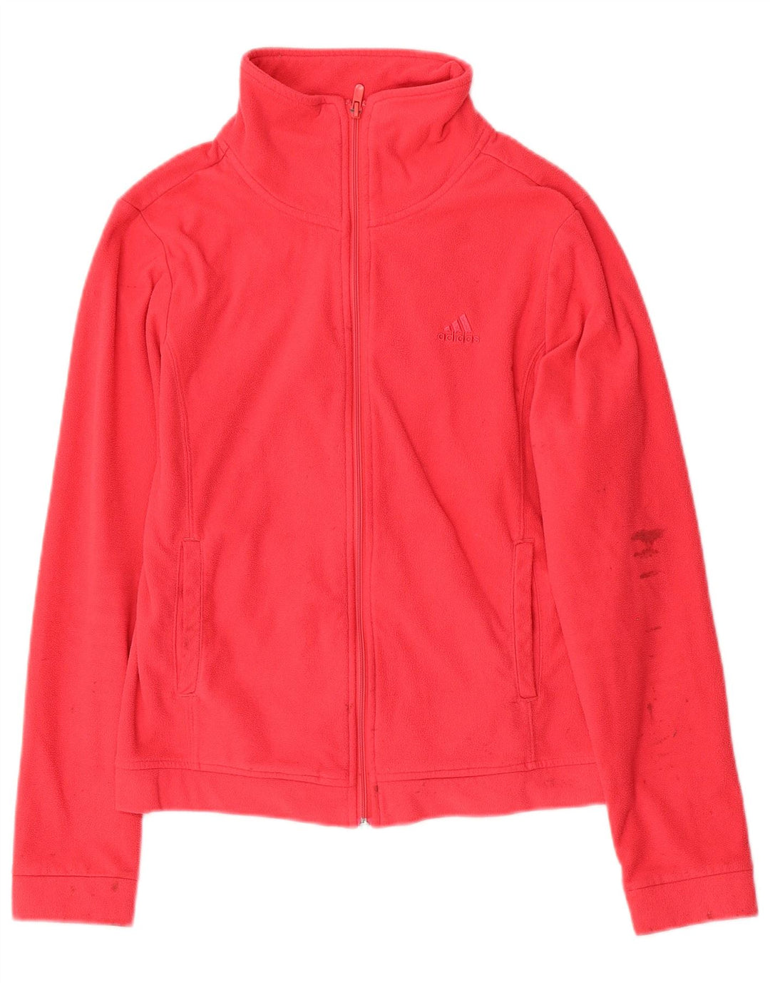ADIDAS Chaqueta polar Clima 365 para mujer UK 12 Poliéster rosa medio