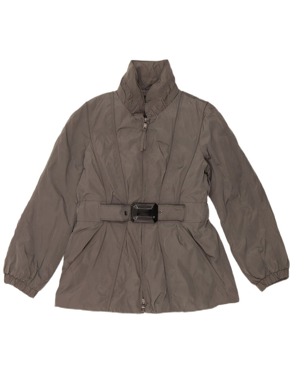 ZARA Mujer Cazadora Acolchada ES 40 XL Gris