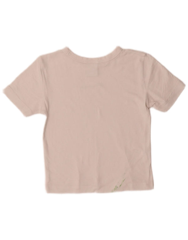 Champion Camiseta Corta Gráfica para Mujer Top UK 10 Small White