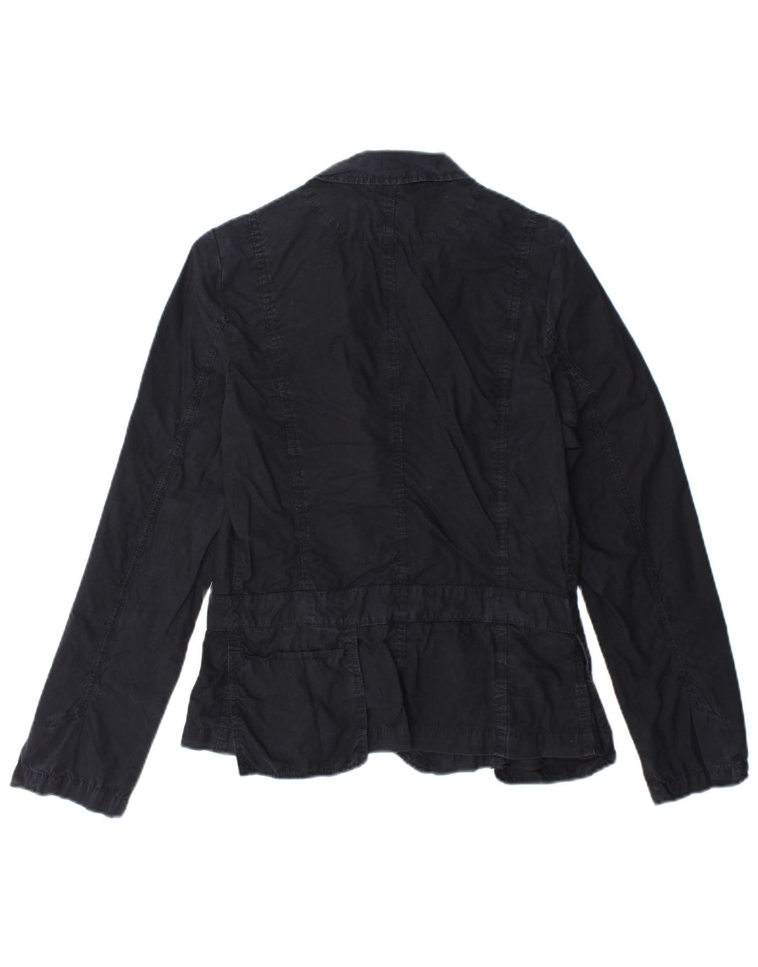 MAX & CO. Chaqueta tipo blazer de 3 botones para mujer IT 46 Grande Negro