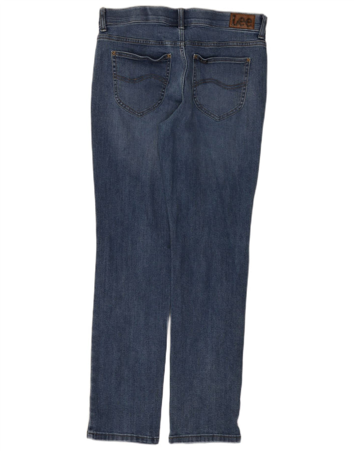Lee Jeans rectos de talle medio para mujer, ajuste regular, talla 8, mediana, W30, L30, azul