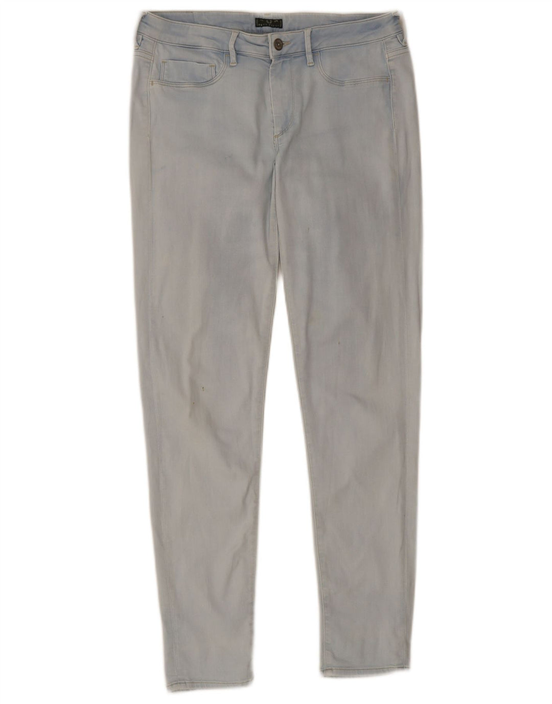 Fred Perry Vaqueros Pitillo Mujer W30 L30 Algodón Azul