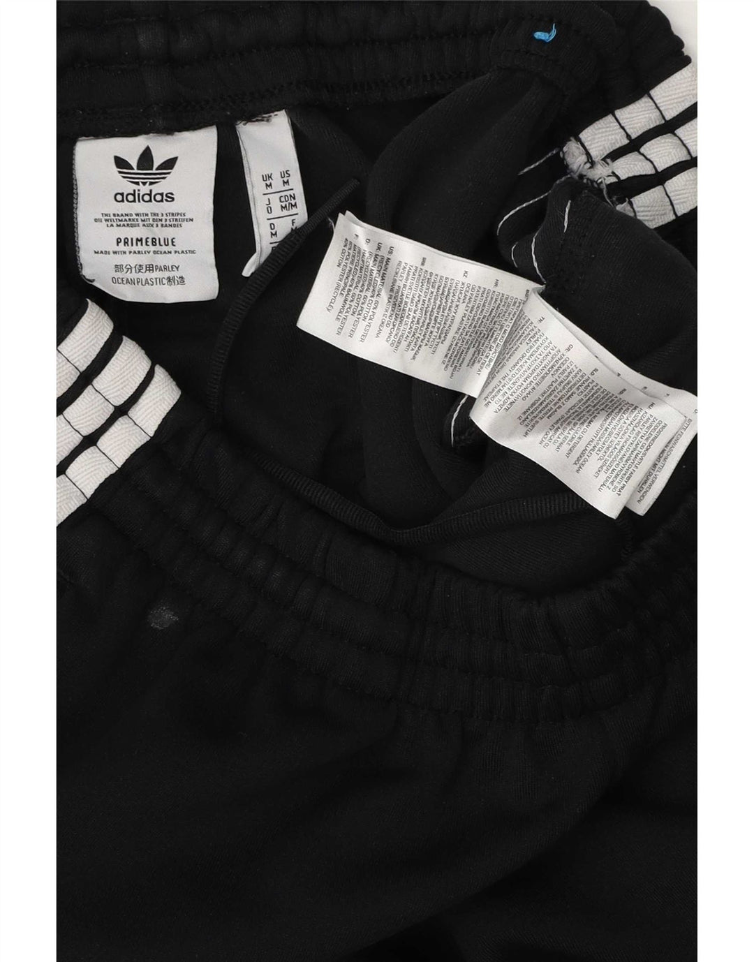 Adidas Hombre Pantalones De Chándal Joggers Medium Negro Poliéster