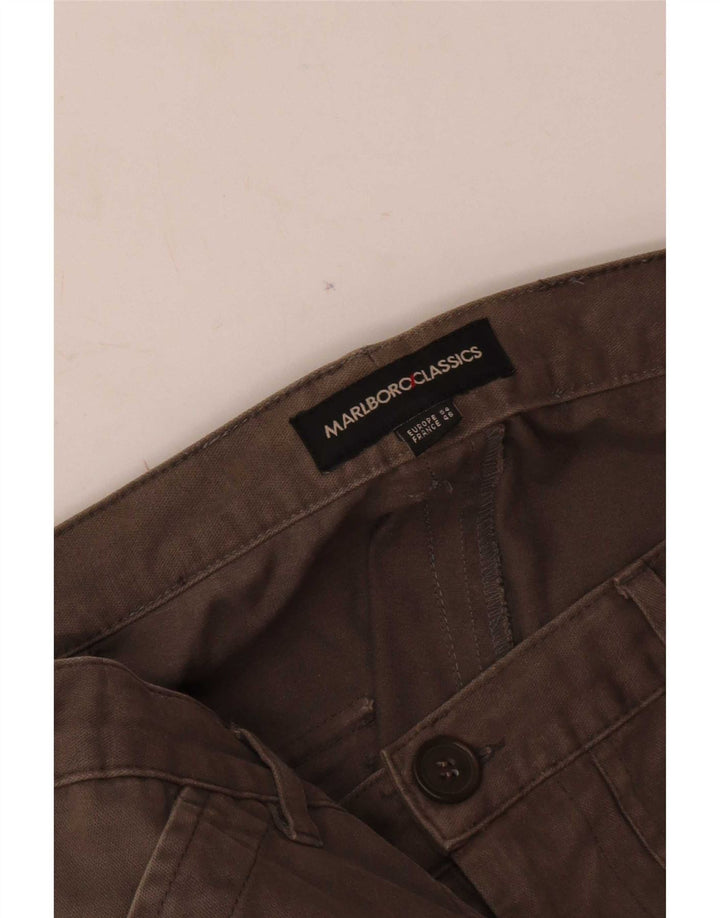 Marlboro Classics Pantalones cargo regulares para hombre W34 L34 Marrón