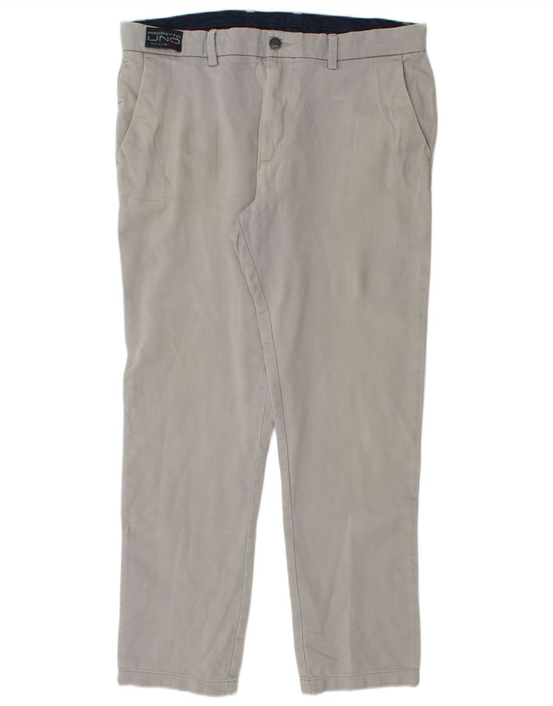Marks & Spencer Pantalones chinos de corte regular para hombre W36 L31 Algodón gris