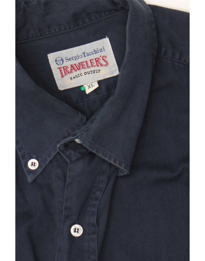Camisa Sergio Tacchini Hombre XL Azul Marino
