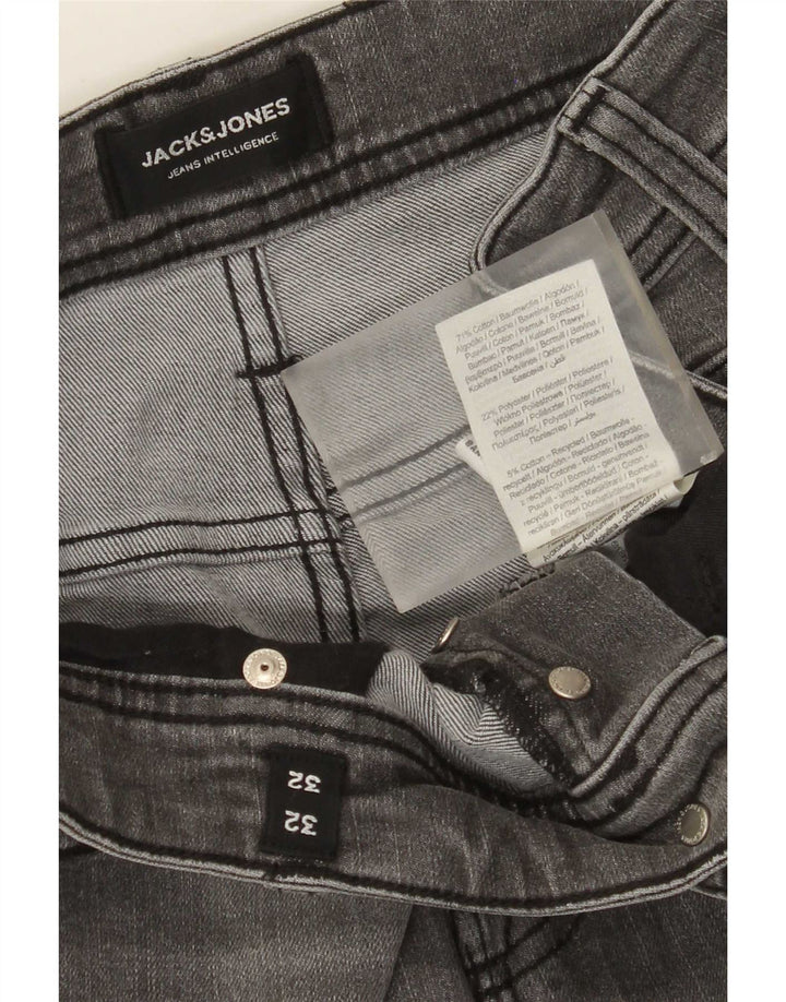 Jack & Jones Vaqueros Slim para Hombre W32 L32 Algodón Gris