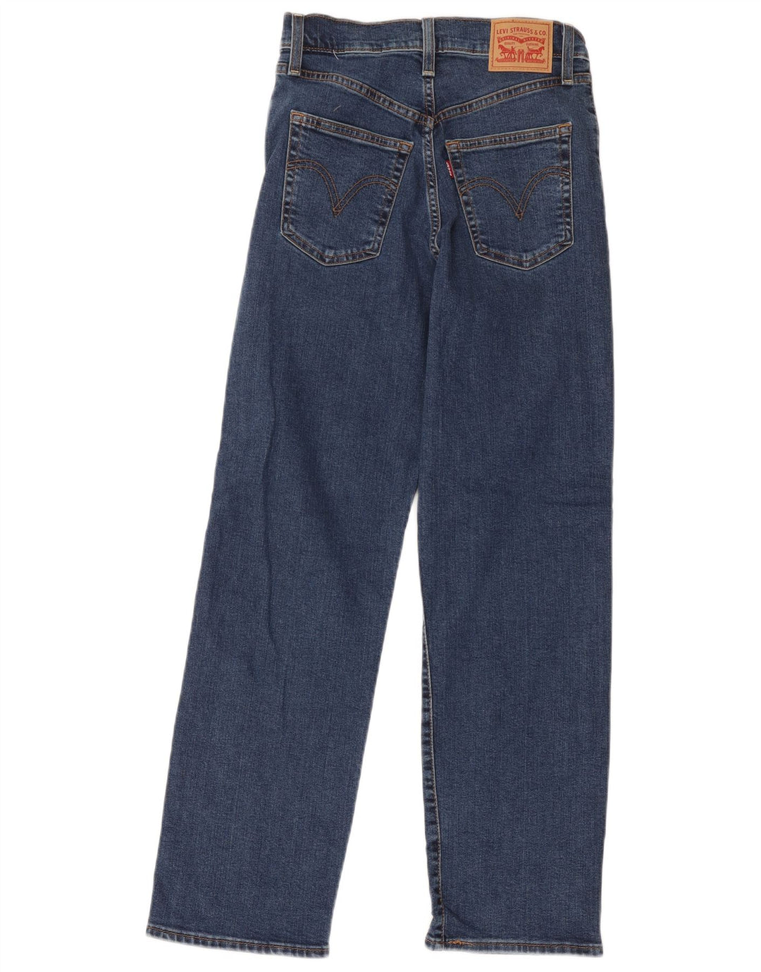 Vaqueros Levi's Ribcage Rectos Mujer W27 L29 Algodón Azul