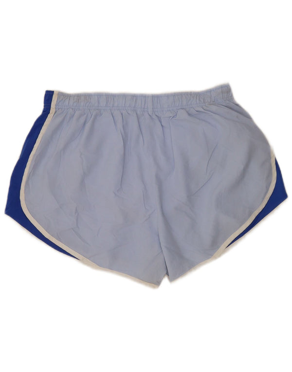 Nike - Pantalones cortos deportivos Dri Fit para mujer, talla 40, XL, color azul, poliéster
