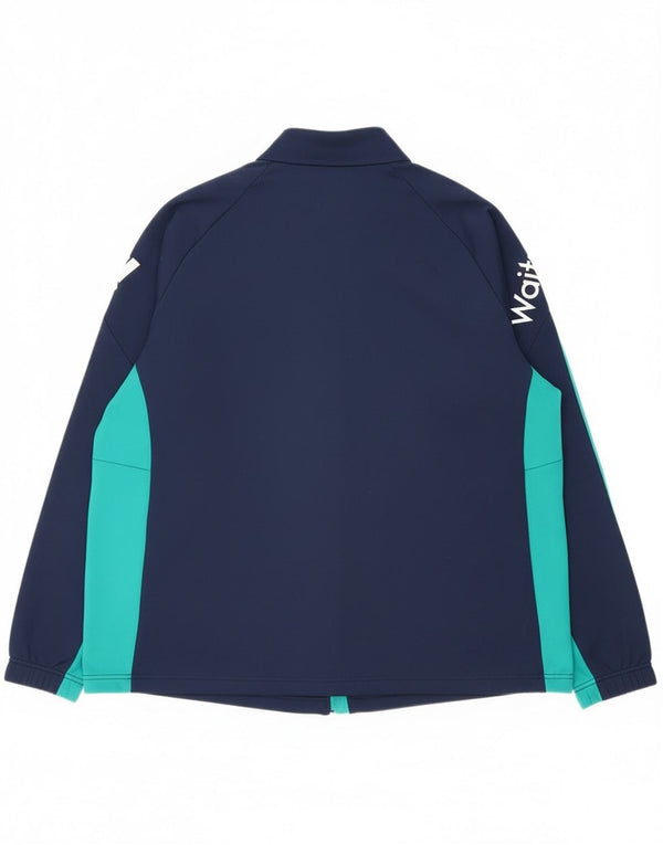 Adidas Hombre Inglaterra Chándal Top Chaqueta UK 48/50 XL Azul Marino Colorblock
