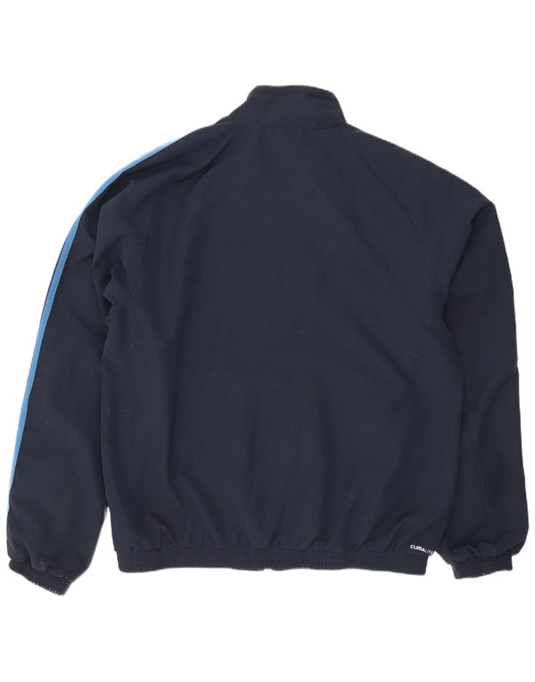 Adidas Mens Clima 365 Chándal Top Chaqueta Grande Azul Marino Poliéster Deportes