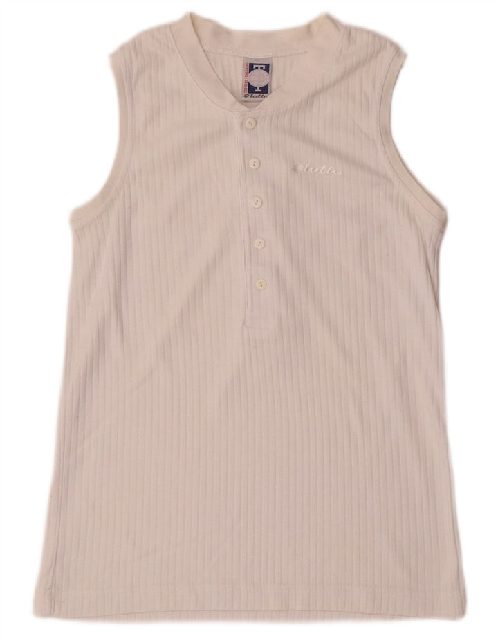 Lotto Hombre Chaleco Top Pequeño Blanco