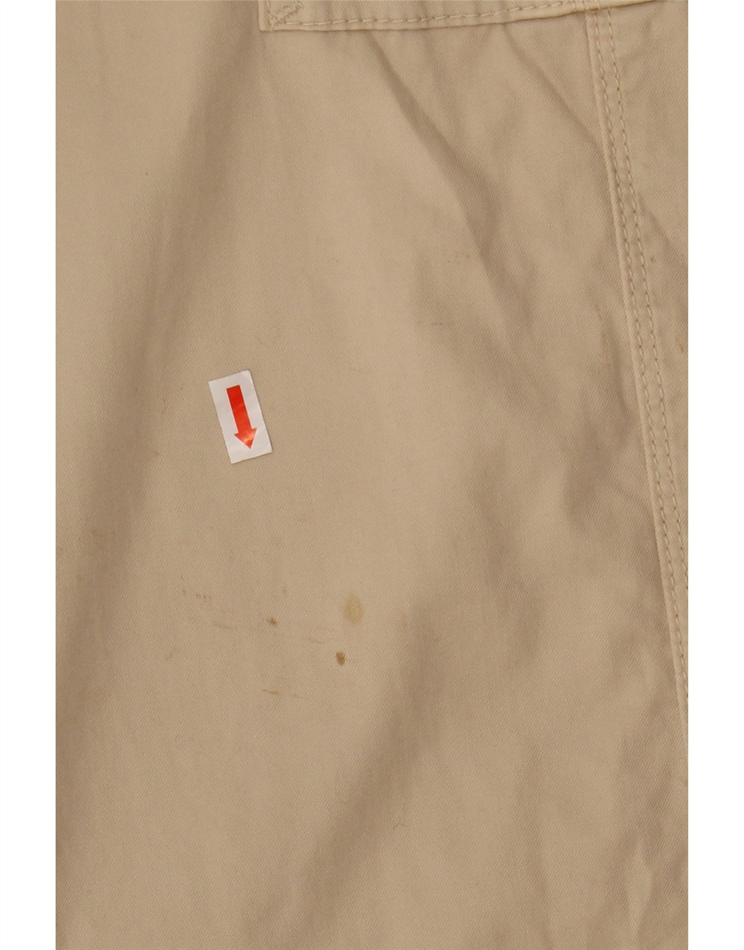 Sun68 Pantalón cargo recto para hombre W30 L30 Algodón beige