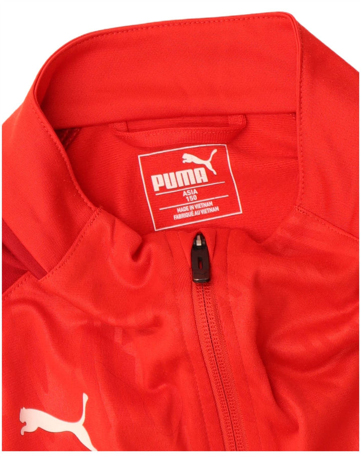 Puma Chaqueta de chándal para niño 11-12 años Rojo