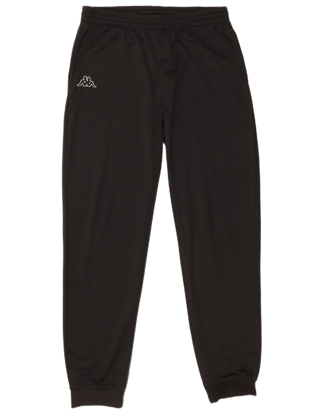 Kappa Hombre Pantalones De Chándal Joggers Large Negro Poliéster