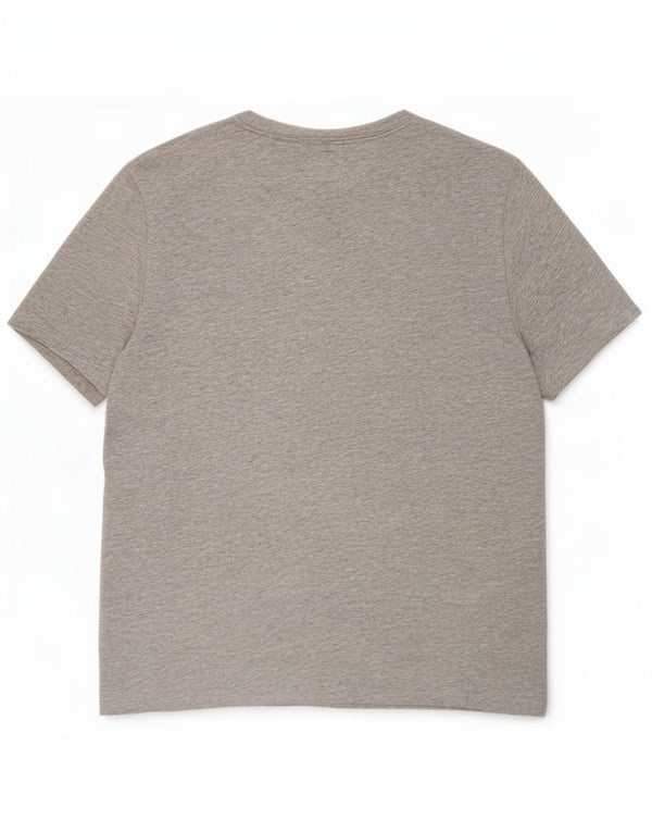 Camiseta Nike Dri Fit para hombre de algodón moteado en gris medio