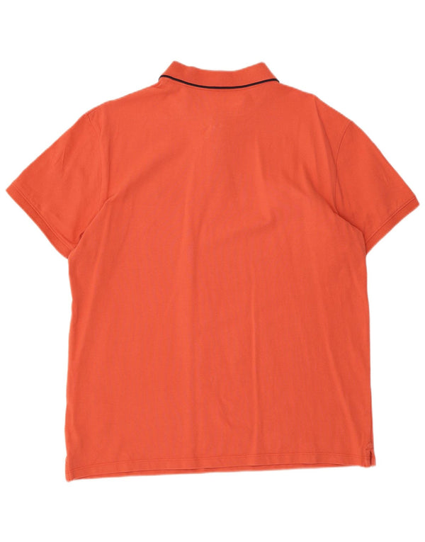 Timberland Polo Slim Fit para hombre de algodón naranja grande