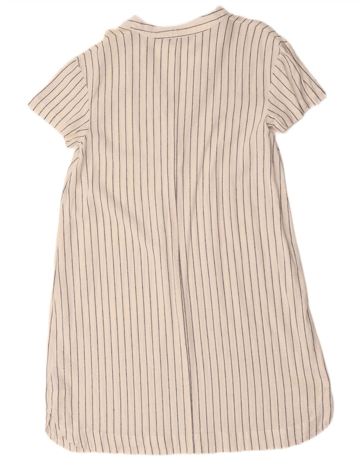 Marks & Spencer Vestido recto extragrande para mujer Reino Unido 10 Pequeño blanco a rayas